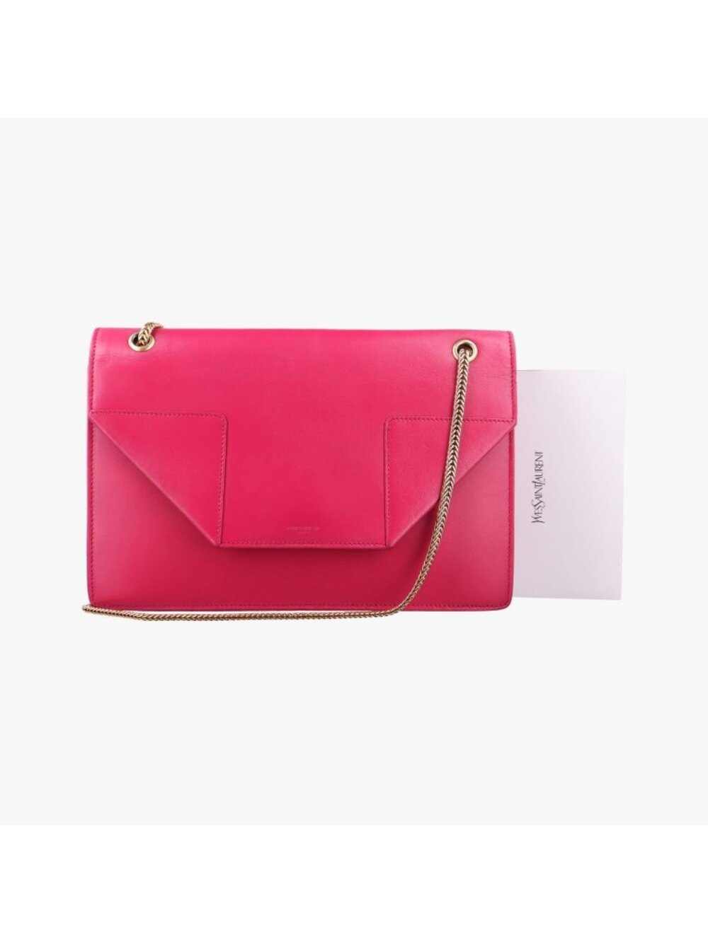 Saint Laurent Betty Rose Red Leather